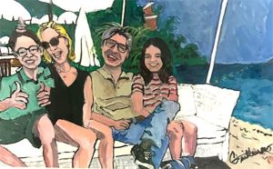 The Moretti’s at Cap d’Ail, Plage de la Mala